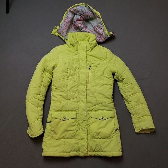 Firefly Long Winter Jacket Size Small Neon - Picture 1 of 16